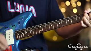 Video thumbnail for Fender 60s Jazzmaster Blue Floral Made in Japan by Casino Guitars