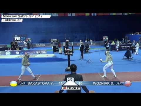 FE F S Individual Moscow RUS Grand Prix 2017 T32 03 red WOZNIAK USA vs BAKASTOVA UKR