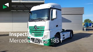 Ciągnik siodłowy Mercedes-Benz Actros 1851 4X2 StreamSpace Retarder | Obrazek 4 - Autoline
