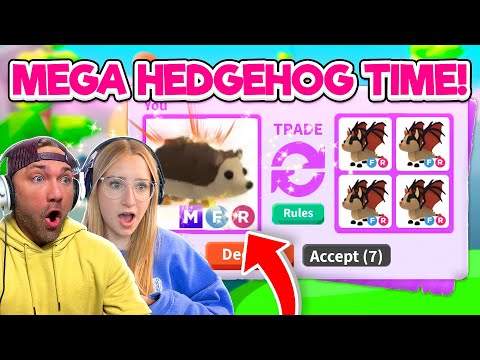 Cammy FINALLY GETS Her MEGA HEDGEHOG in Adopt Me!