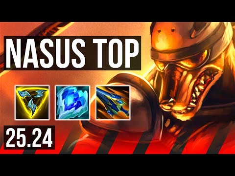 NASUS vs FIORA (TOP) | Good KDA: 14/1/2, Conqueror, 41K damage | BR Grandmaster | 25.24