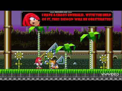 Sonic exe spirits of hell tails and knuckles duo ending (mecha green hill)