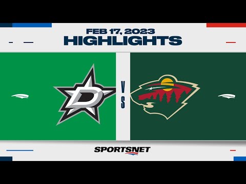NHL Highlights | Stars vs. Wild - February 17, 2023