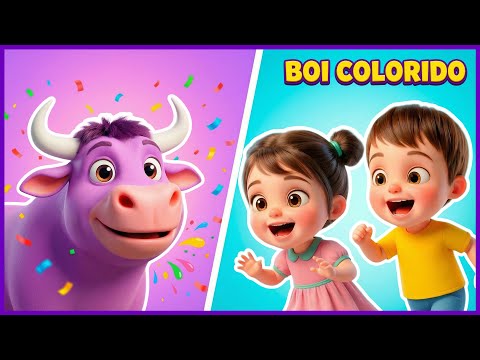 Boi Colorido | Música Infantil | Biel e Bia Kids
