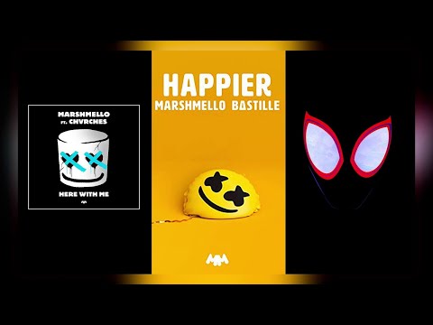 Here With Me X Happier X Sunflower (Remix Mashup By Victor Sanchez)