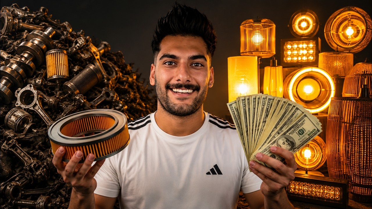 از ضایعات پول در اوردم🤑I made money from scrap materials