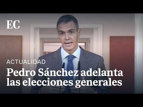 PEDRO SÁNCHEZ convoca ELECCIONES GENERALES para el próximo 29 de NOVIEMBRE