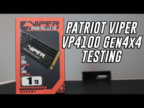 Patriot Viper VP4100 M.2 Gen4x4 - speed tests