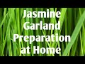 How To Make Artificial Jasmine Flowers Garland Flowers Diy Jasmine Artificial Decoration