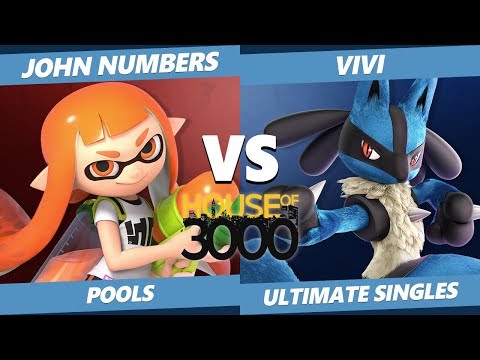 Smash Ultimate Tournament - John Numbers (Inkling) Vs. Vivi (Lucario) Xeno 149 SSBU Pools