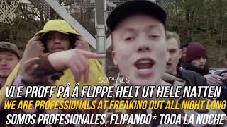 Dårlig Vane - Gikk i Bakken (subtitled to spanish and english) + Lyrics