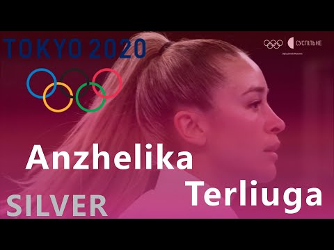 Tokyo 2020 Olympics. Anzhelika Terliuga. Silver medalist of the Olympics