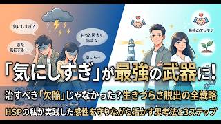 「気にしすぎ」と言われ続けたHSPが自分の感性を武器に変えられた話