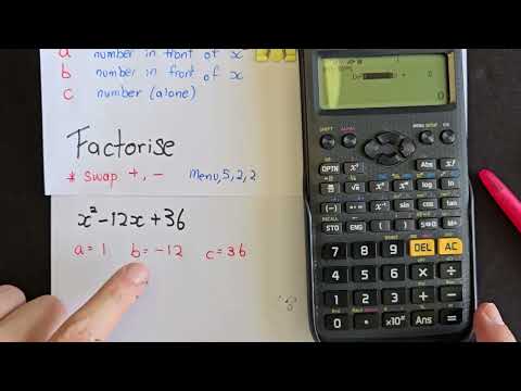 G1 Part 3   Factorisation of Quadratic Function using Casio fx 97SG X