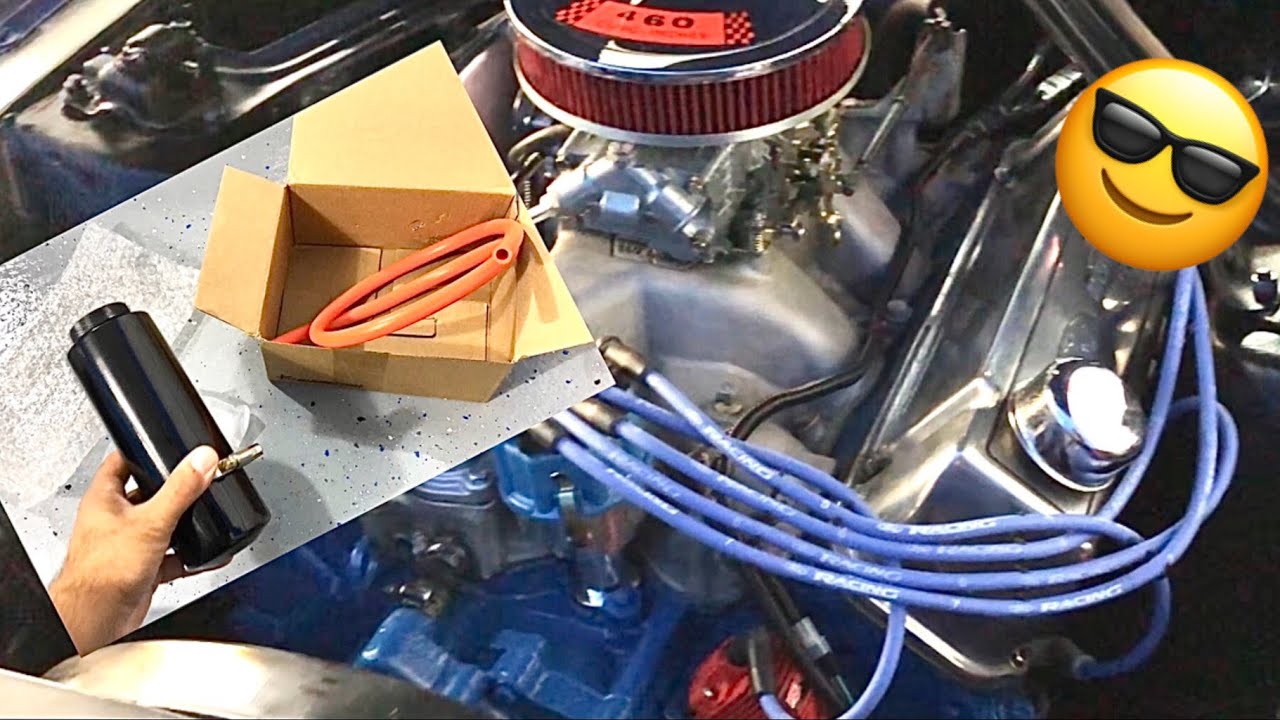Amazon Universal Coolant Tank Review & Install 1968 Ford Mustang 460 Big Block | Ryanstar Racing