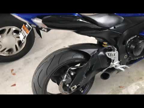 2007 GSXR 600 WALKAROUND (Startup) Cat delete voodoo Exhaust