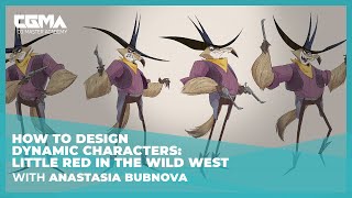 How to Design Dynamic Characters: Little Red in the Wild West | Anastasia Bubnova