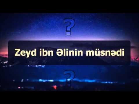 Zeyd ibn Əlinin müsnədi ¦¦ Abu Zeyd