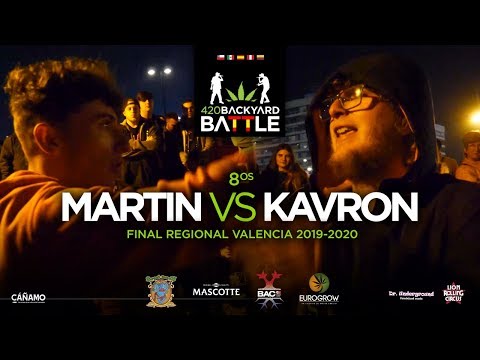 MARTIN vs KAVRON. 8os. Final Regional Valencia 2020. 420 Backyard Battle