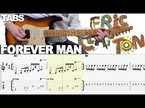 Eric Clapton - Forever Man | Guitar cover WITH TABS | Steve Lukather Rhythm GTR