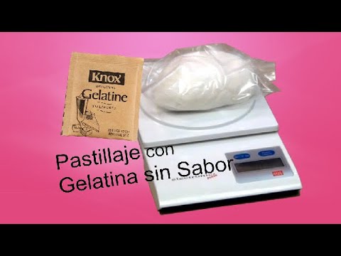 Como Hacer Pastillaje con Gelatina sin Sabor - Tutorial