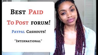 Best Get Paid To Post Forum - Cashout With PayPal! (Extra Cash Opportunity)