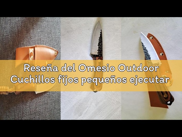Vídeo relacionado con Omesio S-FC17 Cuchillo de Cuello Drop Point 5Cr13MoV Full Tang Mango ABS