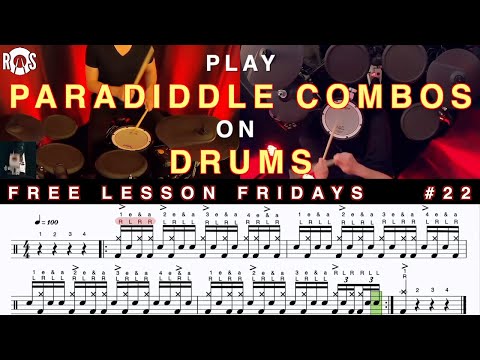 Learn To Play Paradiddle Rudiments On The Drums