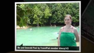 preview picture of video 'Krabi Rainforest tour Ktmcq143's photos around Krabi, Thailand (poster rainforest emerald pool)'