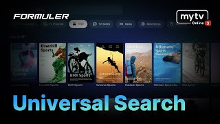 MYTVOnline 3 : Universal Search