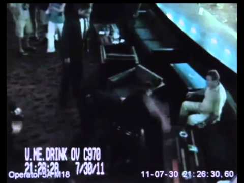 Raw Video: Officer knocks out unruly casino patron