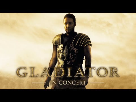 Gladiator. Escena final épica en concierto.