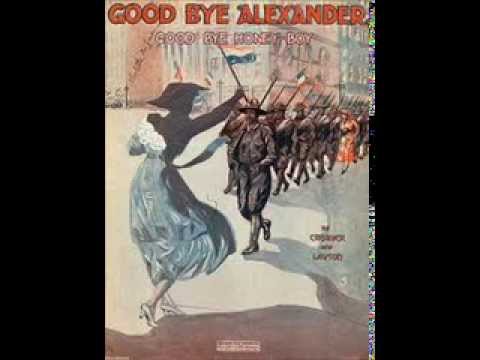 Marion Harris - Goodbye Alexander, Goodbye Honey Boy 1918 WWI