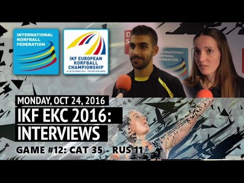 After match Interviews: Game#12  CAT - RUS (IKF EKC2016)