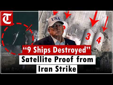 We Sunk 9 Ships”: Trump Monitors Epic Fury as Satellite Images Emerge