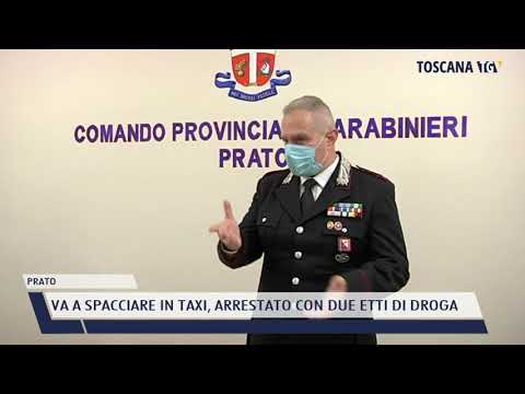 2021-06-08 PRATO - VA A SPACCIARE IN TAXI, ARRESTATO CON DUE ETTI DI DROGA