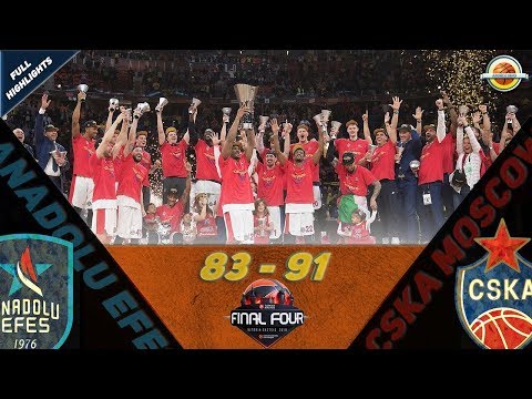 Anadolu Efes Istanbul - CSKA Moscow  |83-91| ● Full Highlights ● Final Four Championship Game