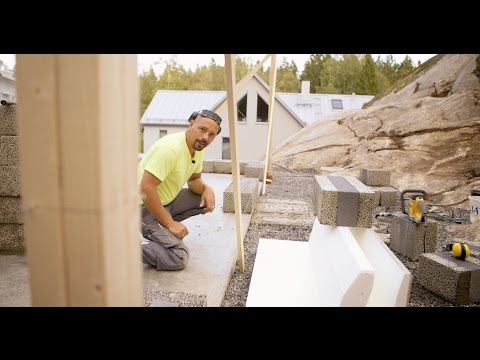 Björn bygger bo, attefall – Avsnitt 1 Gjutning och murning