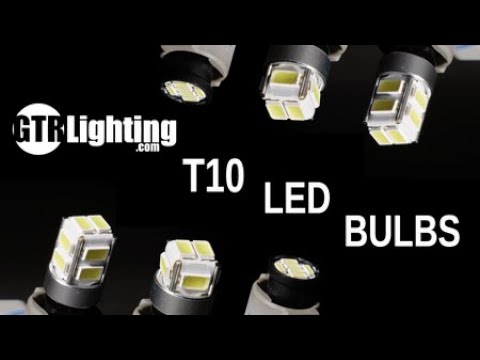 GTR Lighting T10 LED Bulb Line Up