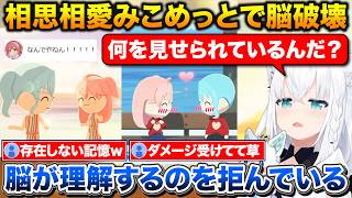 両思いみこめっとが解釈不一致すぎて脳の処理が追い付かなくなるフブさん+お互いの妄想をするみこめっと【ホロライブ/白上フブキ/さくらみこ/星街すいせい】