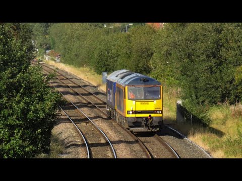 GBRf Class 60 No's. 60095 & 60026 on 0Z70 Doncaster D.D - Tuebrook Sdgs on 17.09.20 - HD