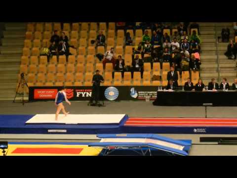 FRA 3 Marie Deloge Tumbling Team Final Women 2015 World Champs