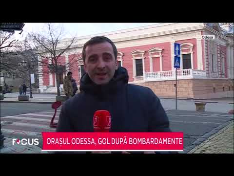 Focus în prima linie! Orașul Odessa, gol după bombardamente
