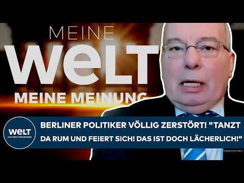 WENDT: Berliner Politiker völlig zerstört! "Tanzt da rum und feiert sich! Das ist doch lächerlich!"