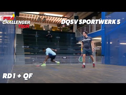 DSQV Sportwerk 5 Squash 2021 -  Men's Rd 1 + Women's QF