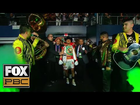 Watch Mikey Garcia's incredible ring entrance vs. Errol Spence Jr. | PBC ON FOX