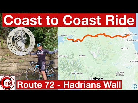 Coast to Coast Ride along Route 72 and Hadrian's Wall - National Cycle Network