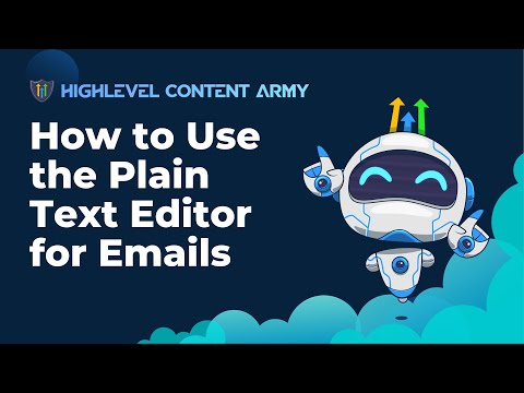 How to Use the Plain Text Editor for Emails