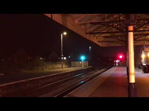 DC Rail Freight Class 60 60028 in Cappagh livery at Spalding with a Roxby Gullet - Willesden service