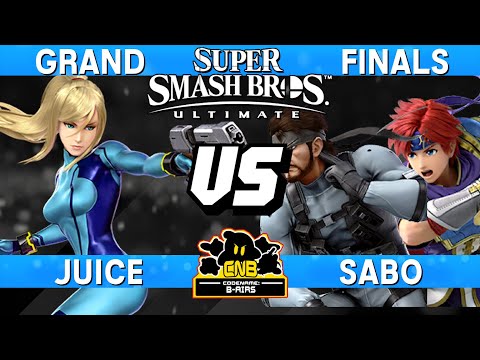Smash Ultimate Tournament Grand Finals - Juice (ZSS) vs Sabo (Snake / Roy) - CNB 201